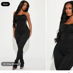 NEW fashion nova black jumpsuit
